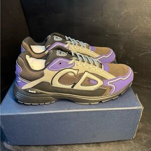 Dior Purple and Black Athletic Shoes